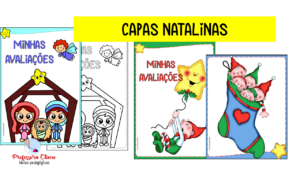 CAPAS NATALINAS - Professora Etiene - Ideias pedagógicas